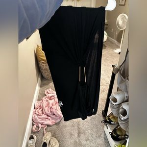 Stunning black cut out maxi dress